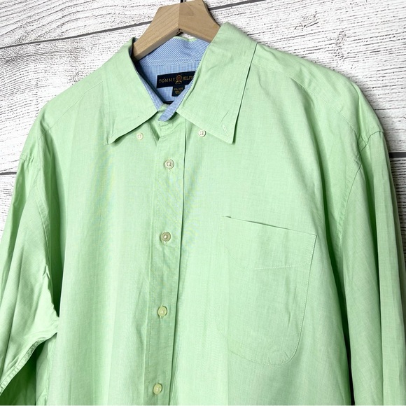 Tommy Hilfiger Golf Green Casual Button Down Shirt Men’s Size XXL - Picture 5 of 9